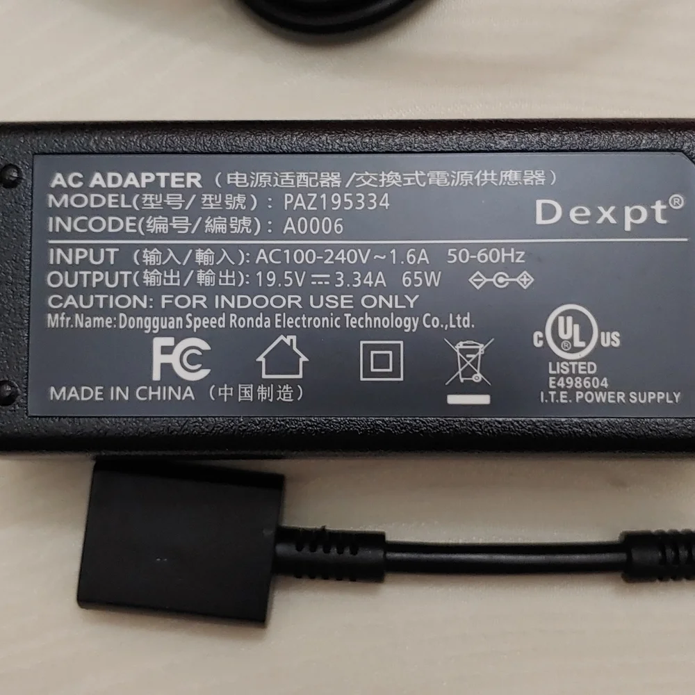 Dexpt AC Adapter, New in Original Packaging